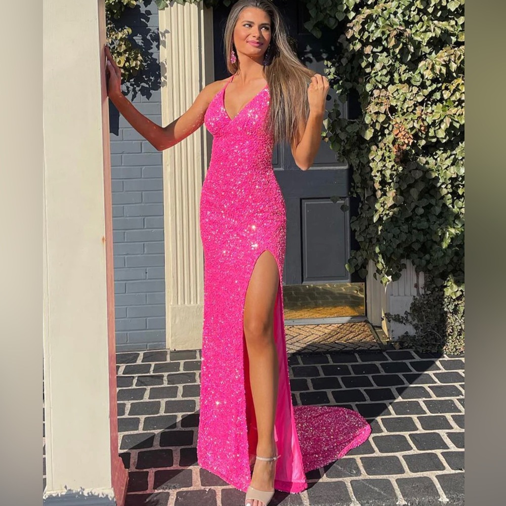 Hot pink NWT prom dress